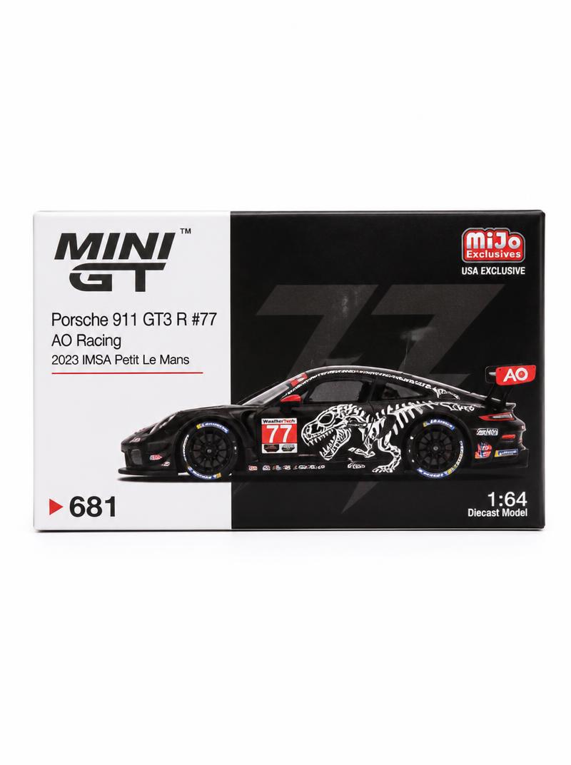Porsche 911 GT3 R #77 kartında orijinal diecast model araba