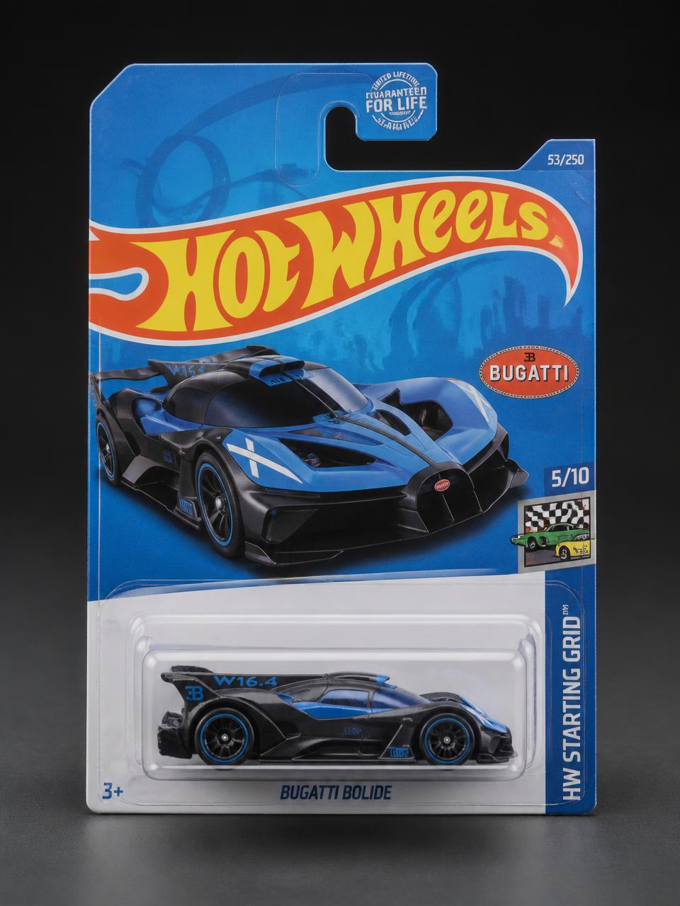 Bugatti Bolide kartında orijinal diecast model araba