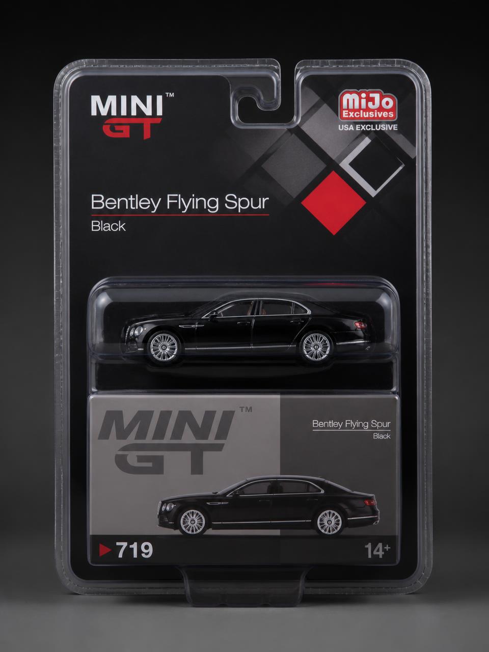 Bentley Flying Spur kartında orijinal diecast model araba
