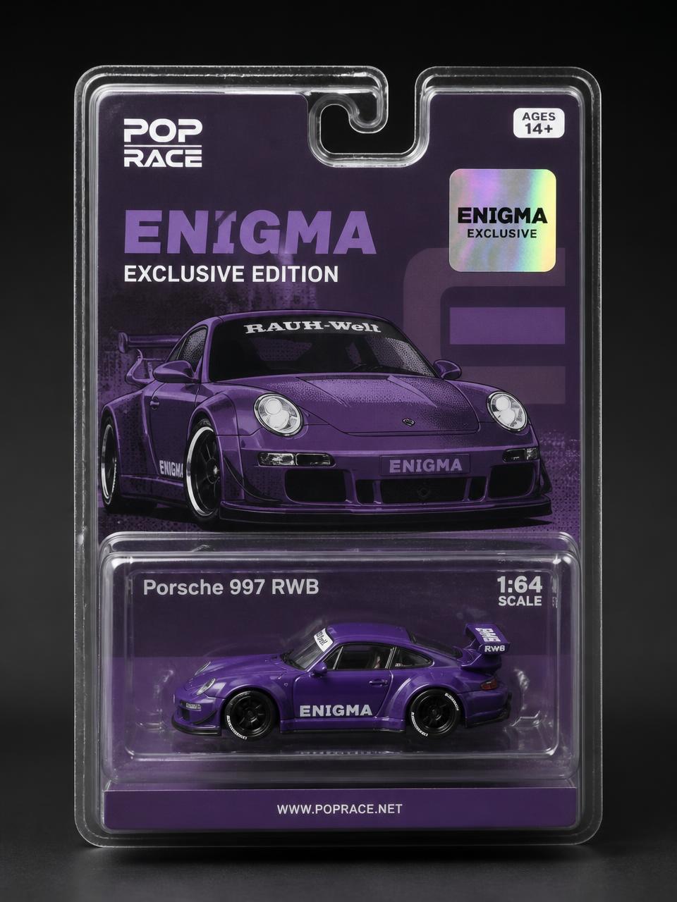 Porsche 997 RWB kartında orijinal diecast model araba
