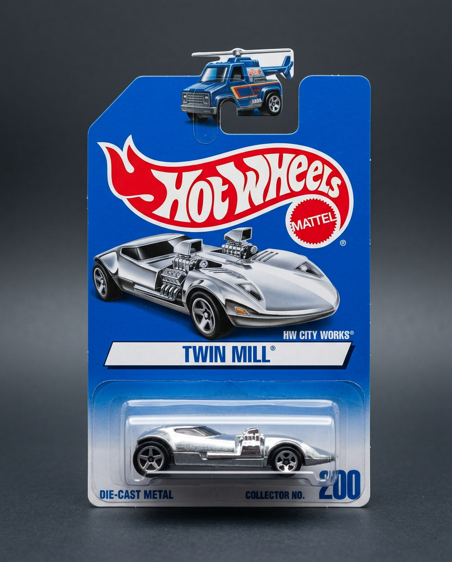 Twin Mill kartında orijinal diecast model araba