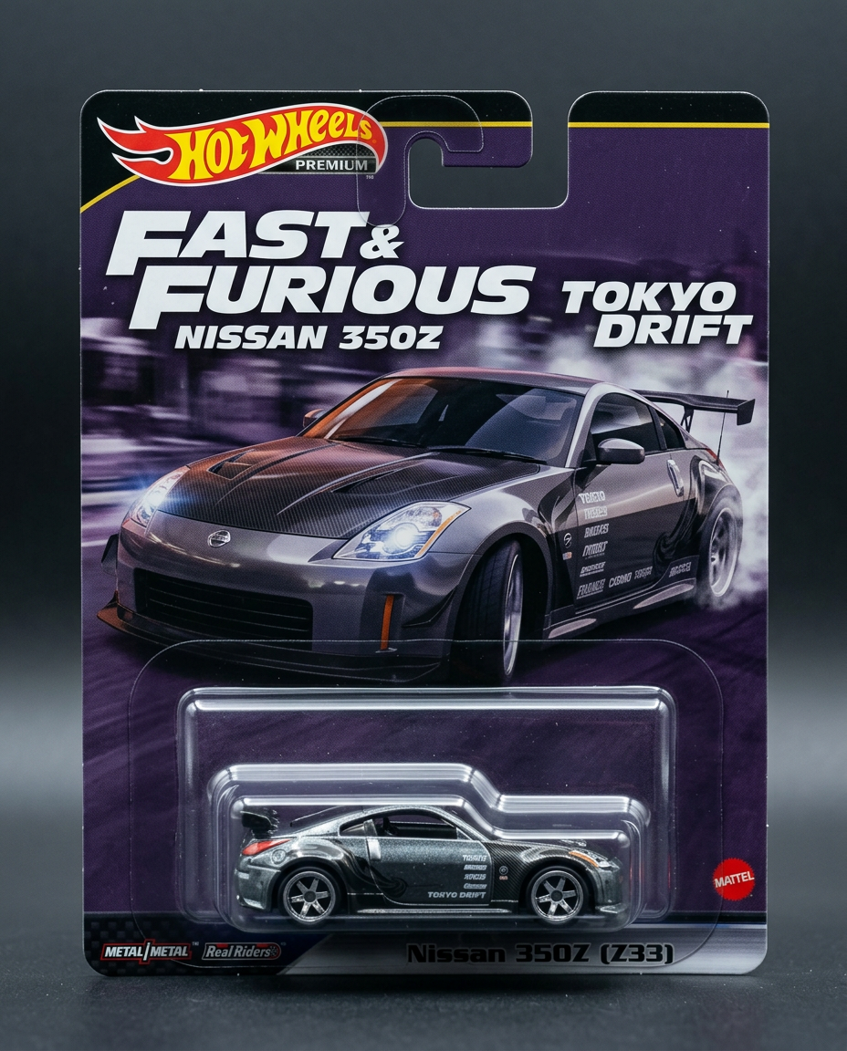Nissan 350Z (Z33) kartında orijinal diecast model araba